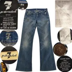 1512 USA製 Theory × 7ForAllMankind ブーツカット