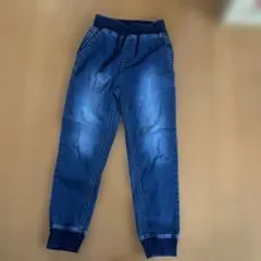 デニムブルー スリムフィットパンツ 130