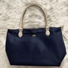 MARY QUANT ネイビー ビジネスバッグ