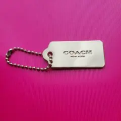 COACH キーホルダー チャーム シルバーカラー