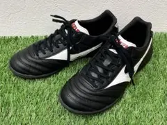 極美品！ミズノ モレリア TF/24.0 カンガルーレザー トレシュー 黒