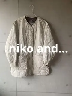 1764. ニコアンド　2way キルティングジャケット