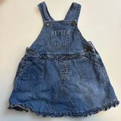 baby GAP ジャンパースカート 70サイズ デニムブルー