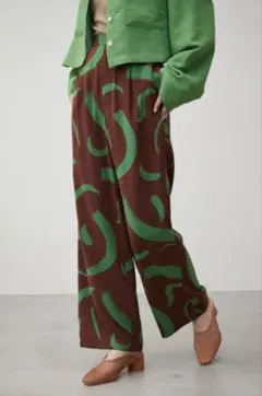 AZUL BY MOUSSY / ネイチャーパターンワイドパンツ