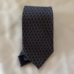 GUCCI GGパターン ネクタイ 黒