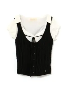 andmary Rejina vest set black - メルカリ