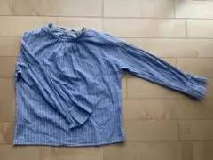 （値下げ）SM2長袖シャツ 青と白のストライプ