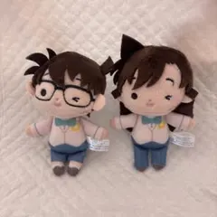 名探偵コナンマスコット 江戸川コナン＆毛利蘭2体セット