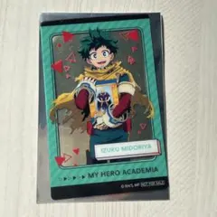 ヒロアカ　ナムコキャンペーン　緑谷出久　クリアカード　クリアシート　namco