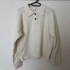 GU パフニットポロシャツ