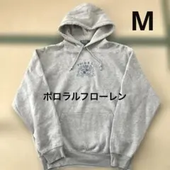 ポロラルフローレン　スウェットパーカー　グレー　M 裏起毛