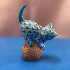 ヘレンド HEREND 陶器 青い鳥 置物 Herend フィギュリン 鳥 3点セット - メルカリ