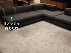 【ひろと様専用】イタリア　ミノッティ グレーの クッション大小セット