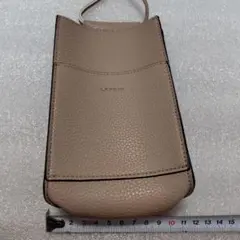 【未使用品】LEPSIM スマホショルダーバッグ ベージュのサムネイル