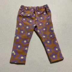 試着のみ美品 BREEZE 花柄パンツ 80サイズ
