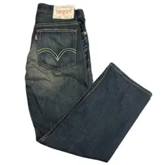 Levi's ストレートデニム 30-32 ダークブルー　M ジーンズ