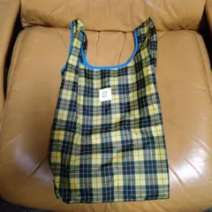 【組曲】　エコバッグ　タータンチェック柄　ほぼ未使用