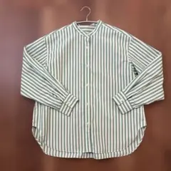 CIAOPANlC TYPY 緑と白のストライプシャツ