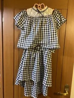 JESSY LOGANギンガムチェックセットアップ130