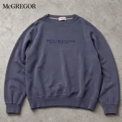 McGREGOR ヴィンテージ ロゴ刺繍 スウェット LL フェードのサムネイル