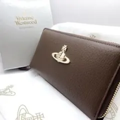新品未使用】Vivienne Westwood 長財布 ブラウン 茶 - メルカリ