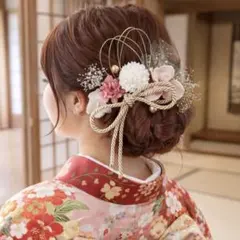 No.39 成人式ヘア 卒業式 振袖 袴 和装 ウエディング 髪飾り
