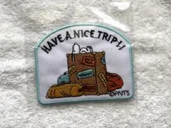 スヌーピー ワッペン HAVE A NICE TRIP!