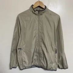 【L54】NIKE 00's ナイロンジャケット サイズM ベージュ