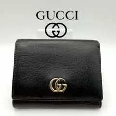 j*)様 GUCCI グッチ　財布　GGマーモント三つ折りコンパクト