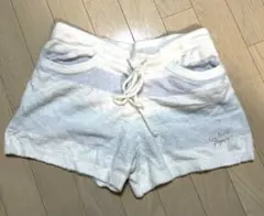 gelato pique もこもこ　ホワイトショートパンツ　ルームウェア