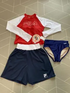 新品未使用タグ付き⭐︎FILA レディース水着3点セット