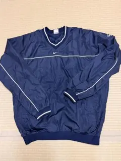 NIKE　ナイキ　XL　野球　中綿無し　ナイロン プルオーバー　ネイビー美品中古