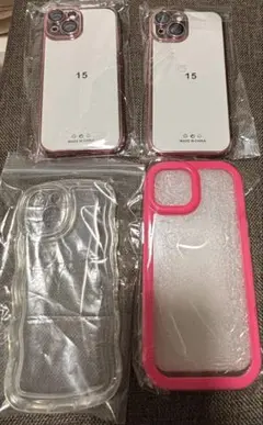 iPhone 15用ケース 4個セット