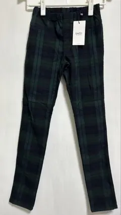 Zootie チェック柄 スリムフィットパンツ　ストレッチパンツ　未使用　S