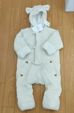 【新品未使用】バースデイ　ジャンプスーツ　コート　80cm