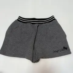 140★メゾピアノ★リボンポケット！ロゴ刺繍！キルティングショートパンツ★秋冬
