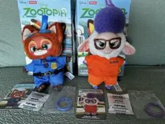 miniso ズートピア ニック ベルウェザー副市長 ぬいぐるみ 2点セット