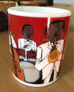 2005年　スターバックス　旧ロゴ　Play Jazz 限定マグカップ