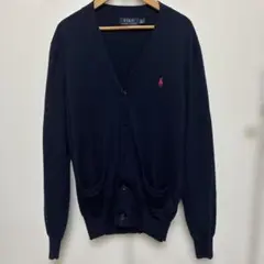 POLO RALPH LAUREN カーディガン ネイビー XS 美品