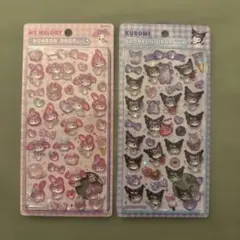 マイメロディ・クロミ ボンボンドロップシール2シートセット