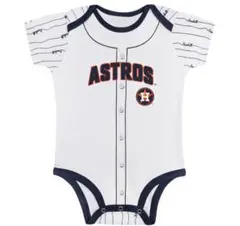 【送料無料】MLBオフィシャルベビー服 ボディースーツ　ヒューストン・アストロズ