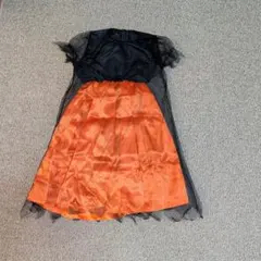 ハロウィン 衣装 ドレス オレンジ ブラック　130cm