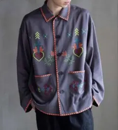 amok CROSS BONDING SHIRT GRAY