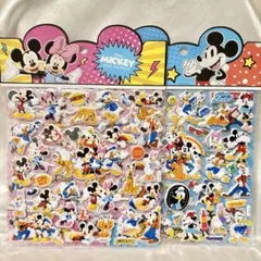 2枚セット！！【ミッキー&ミニー】ぷくぷく立体シール✨ディズニーキャラクター