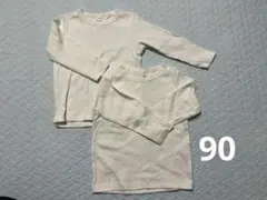 白Tシャツ　無印良品　90