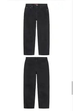 Supreme Baggy Jean Black 30 26SS - メルカリ