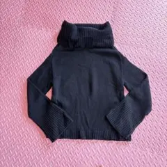 A collection タートルネックニット ブラック S