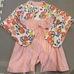 花柄ベビー袴　70