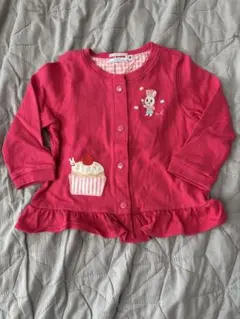 ミキハウス ピンク カーディガン 80サイズ