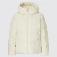 UNIQLO シームレスダウンパーカー　Lサイズ　ホワイト